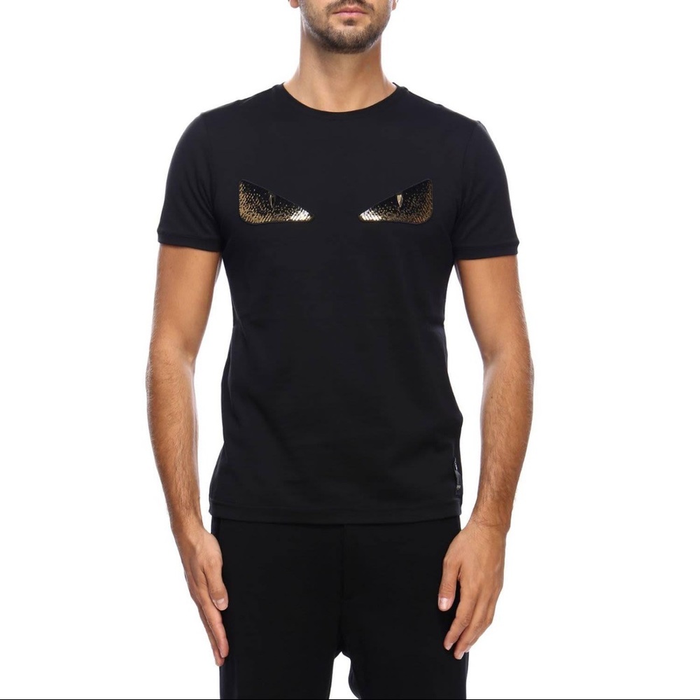 Fendi Monster Eyes T Shirt Sequin
